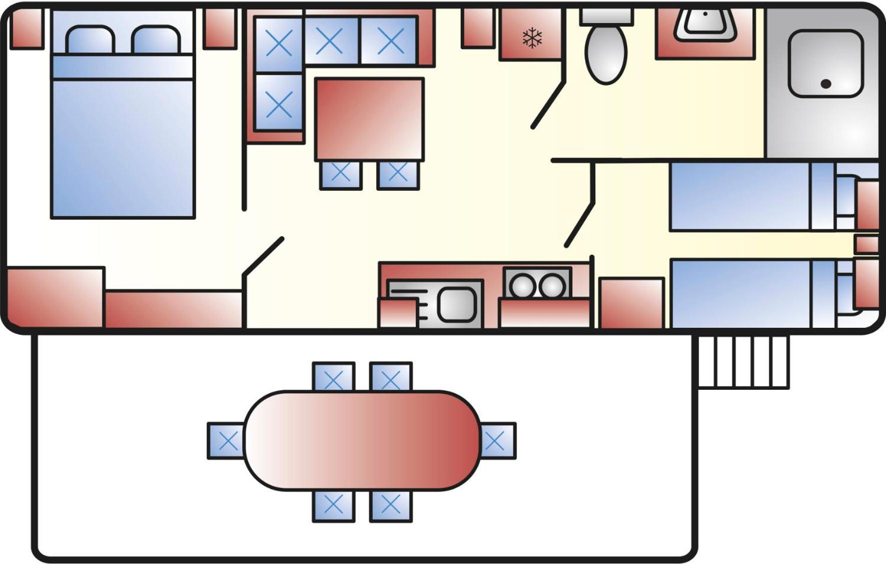 Albatross Mobile Homes On Camping San Francesco ดูนาเวร์เด ภายนอก รูปภาพ